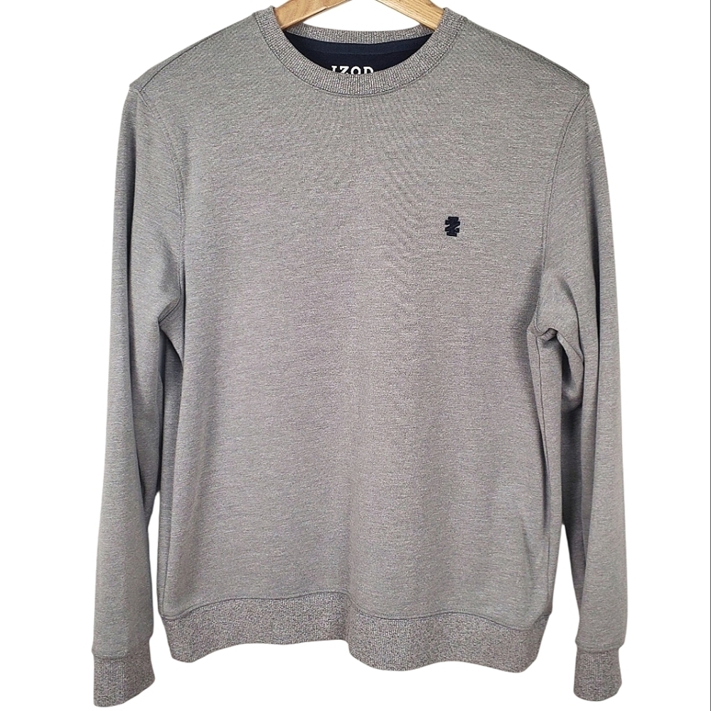 Izod Advantage Performance Men's Gray Sweatshirt. SM. C0048